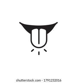 Tongue Icon In Trendy Design Vector Eps 10