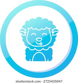 Design de ícone de vetor de Linha de Língua
