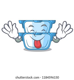 Tongue out cartoon double boiler for the cake steaming