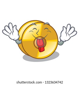 Tongue out cyamblas miniature in the cartoon shape
