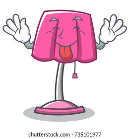 Tongue out furniture lamp character cartoon