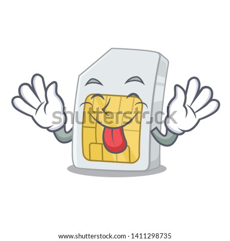 Tongue out simcard