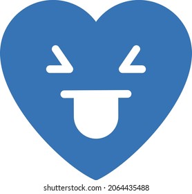 tongue vector glyph colour  icon