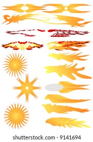 tongues of flame