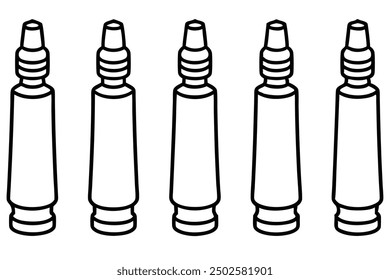 Toning Tubes Art Line Art Illustration Examples Guide Collection