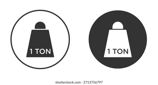 Paquete de signos de icono de tonelada. Símbolos de Vector para Diseños gráficos