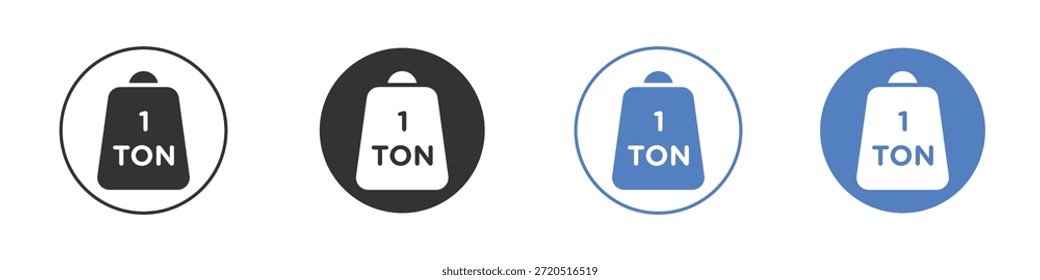 Colección de ilustración de arte de Clip de Vector de icono de toneladas