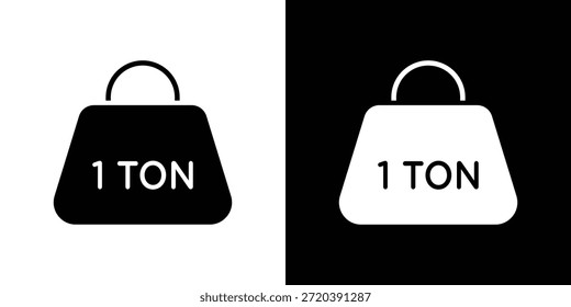 Tonnen-Symbol, Vektordesign-Element, Vektor eps 10