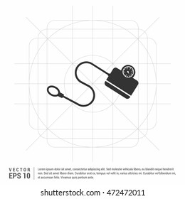 Tonometer Icon. Blood Pressure Checker Icon, 