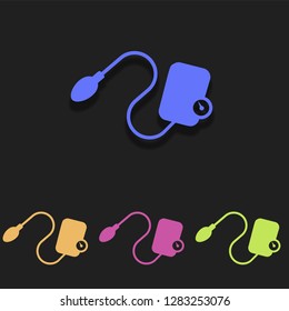 tonometer icon in multi color. Simple glyph vector of Medicine set for UI and UX, website or mobile application on white background