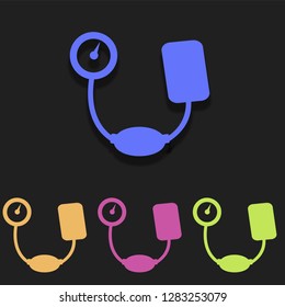 tonometer icon in multi color. Simple glyph vector of Medicine set for UI and UX, website or mobile application on white background