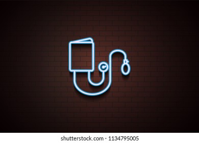 tonometer icon in Neon 