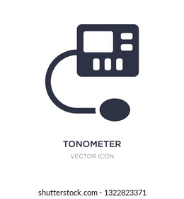 tonometer icon on white background. Simple element illustration from Health and medical concept. tonometer sign icon symbol design.