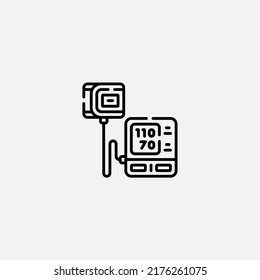 Tonometer-Symbol, Vektorsymbol, Symbol, Logo-Illustration für Web und Mobile