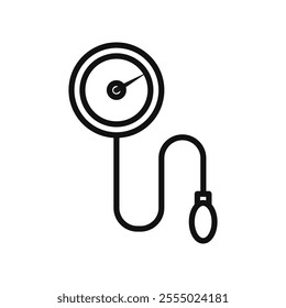 Tonometer icon Symbol mark in Outline style