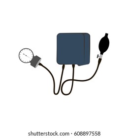 Tonometer illustration on the white background. Vector illustration