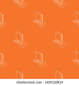 Tonometer pattern vector orange for any web design best