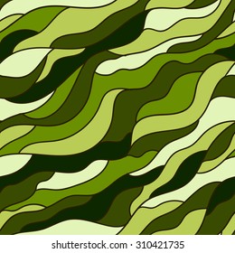 Tons vector seamless pattern green pastel shades of milk