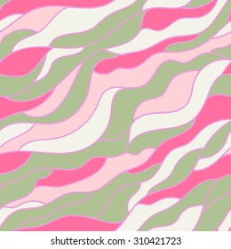 Tons vector seamless pattern of pink green pastel shades