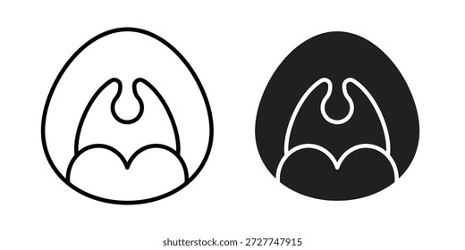 Concepto de icono de amigdalitis. icono de interfaz de usuario lineal de píxeles perfecto.