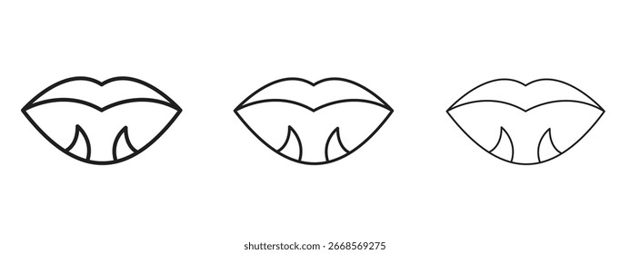 Icono de amigdalitis para proyectos de Diseño gráfico