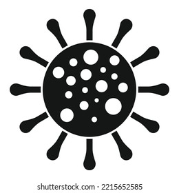 Tonsillitis virus icon simple vector. Throat tonsil. Mouth anatomy