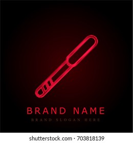 Tonsils tester red chromium metallic logo