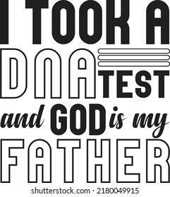 Took Dna Test God My Father Stock Vector (Royalty Free) 2180049915 ...