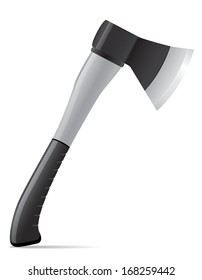 tool axe vector illustration isolated on white background