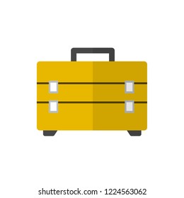 tool bag flat vector icon