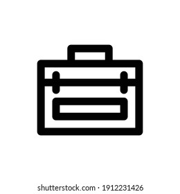 tool bag icon line style vector