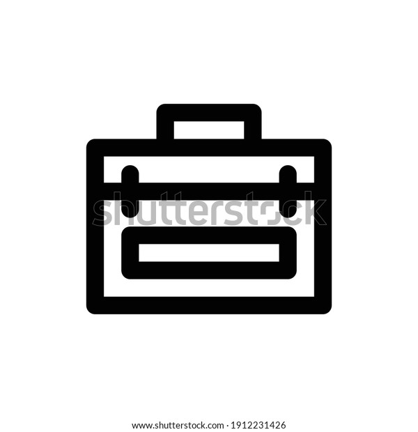 Tool Bag Icon Line Style Vector Stock Vector (Royalty Free) 1912231426