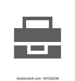 Tool bag icon on the white background. Vector illustration