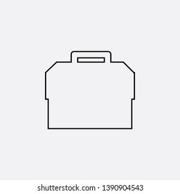 tool bag icon sign signifier vector