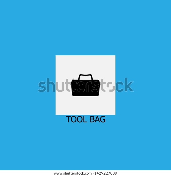 Tool Bag Icon Sign Signifier Vector Stock Vector (Royalty Free
