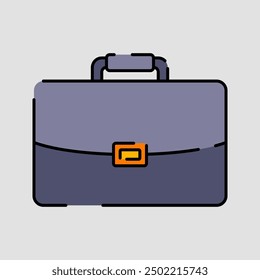 Tool Bag Illustration Flat Design Style