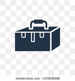 Tool Bag vector icon isolated on transparent background, Tool Bag transparency concept can be used web and mobile