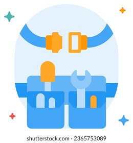 Tool Belt icon illustration, for uiux, infographic, etc