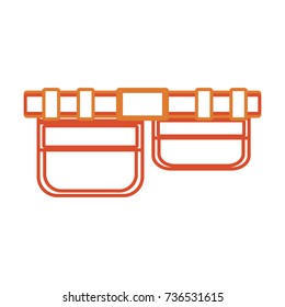 tool  belt  vector illustration