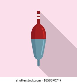 Tool bobber icon. Flat illustration of tool bobber vector icon for web design