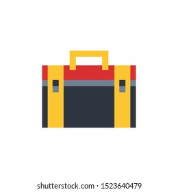 tool box, bag, handle icon with multi color