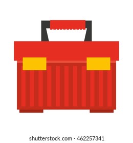 tool box construction icon vector illustration design