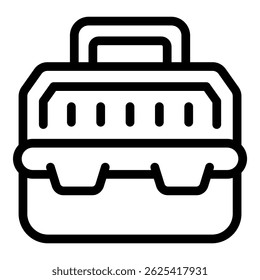 Tool box holding equipment for repairing is ready for use