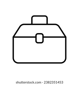 Icono del cuadro de herramientas aislar ilustración de material vectorial de fondo blanco