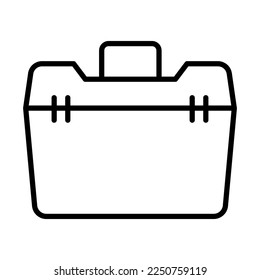 Tool Box Icon Logo Design Vector Template Illustration Sign And Symbol Pixels Perfect