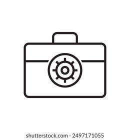 Icono de la caja de herramientas - Icono de la bolsa de ajuste