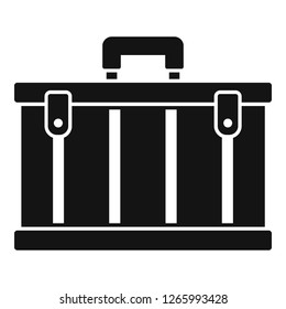 Tool box icon. Simple illustration of tool box vector icon for web design isolated on white background