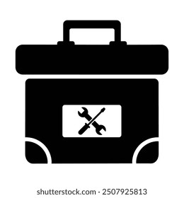 Tool Box Icon, Vector Graphics