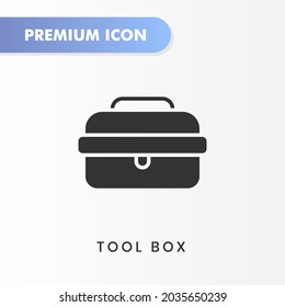 tool box icon for your website design, logo, app, UI. Vector graphics illustration and editable stroke. tool box icon glyph design.
