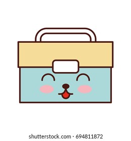 tool box kawaii character